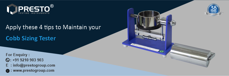Apply These 4 Tips to Maintain Your Cobb Sizing Tester
